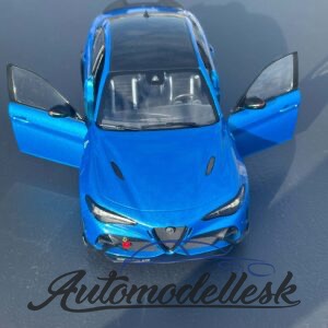 Model auta ALFA ROMEO GIULIA GTA BLUE ANODIZED BLUE 2022