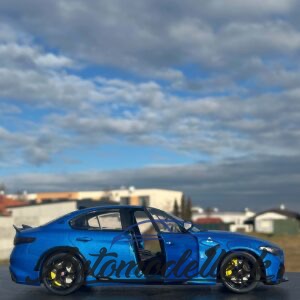 Model auta ALFA ROMEO GIULIA GTA BLUE ANODIZED BLUE 2022