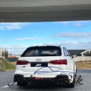Model auta Audi ABT RS6 R, Ibis biela, 2021