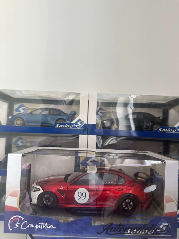 Model auta ALFA ROMEO GIULIA GTA GTA-M TRICOLORE MUGELLO 1969 LIVERY RED, 2022