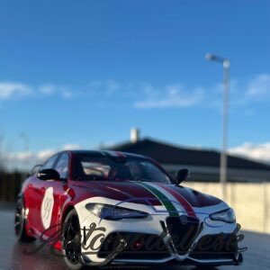 Model auta ALFA ROMEO GIULIA GTA GTA-M TRICOLORE MUGELLO 1969 LIVERY RED, 2022