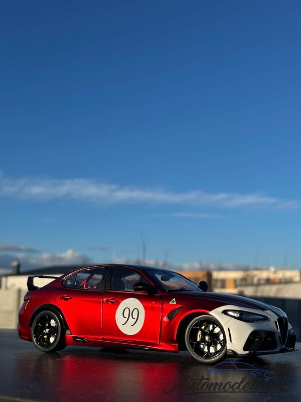 Model auta ALFA ROMEO GIULIA GTA GTA-M TRICOLORE MUGELLO 1969 LIVERY RED, 2022