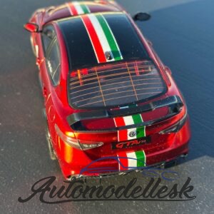 Model auta ALFA ROMEO GIULIA GTA GTA-M TRICOLORE MUGELLO 1969 LIVERY RED, 2022