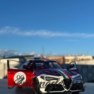 Model auta ALFA ROMEO GIULIA GTA GTA-M TRICOLORE MUGELLO 1969 LIVERY RED, 2022