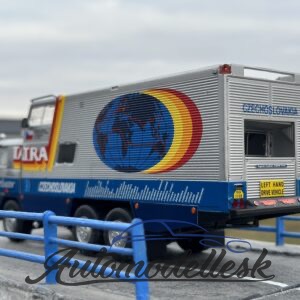 Model auta a Tatra 815 kolem světa GTC (1987)