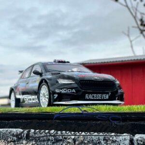 Model auta rally Škoda Fabia RS Rally2, WRC, Rally Monte Carlo, 2025, #23, G.Greensmith - J.Andersson