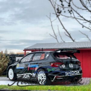 Model auta rally Škoda Fabia RS Rally2, WRC, Rally Monte Carlo, 2025, #23, G.Greensmith - J.Andersson