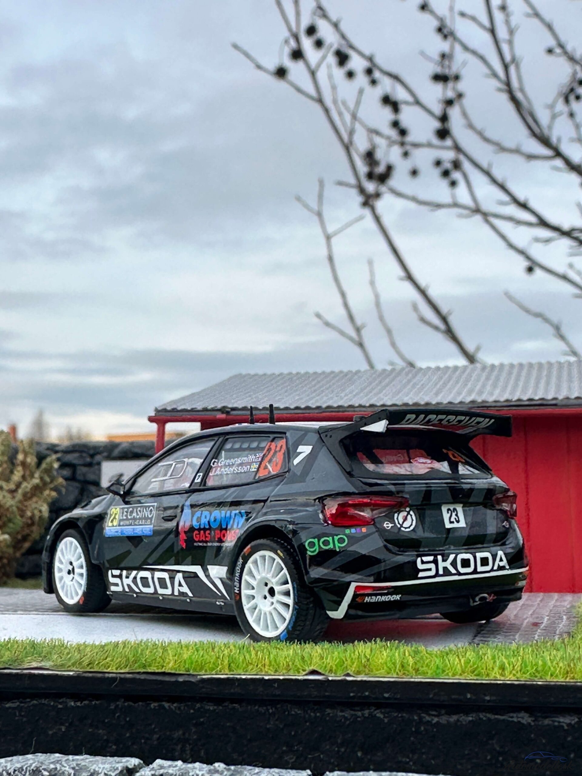 Model auta rally Škoda Fabia RS Rally2, WRC, Rally Monte Carlo, 2025, #23, G.Greensmith - J.Andersson Model auta rally Škoda Fabia RS Rally2, WRC, Rally Monte Carlo, 2025, #23, G.Greensmith - J.Andersson