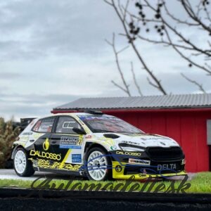 Model auta rally Škoda Fabia RS Rally2, WRC, Rally Monte Carlo, 2025, #21, N.Gryazin - K.Aleksandrov.