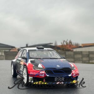 Model auta rally Škoda Fabia Rally2, Rally WM, Lavanttal Rally, 2024, #4