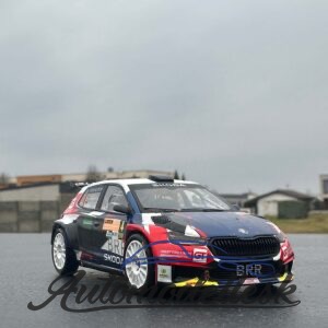 Model auta rally Škoda Fabia Rally2, Rally WM, Lavanttal Rally, 2024, #4