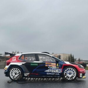 Model auta rally Škoda Fabia Rally2, Rally WM, Lavanttal Rally, 2024, #4