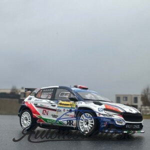 Model auta rally Škoda Fabia Rally2, Rally WM, Barum Rally, 2023, #10