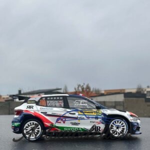 Model auta rally Škoda Fabia Rally2, Rally WM, Barum Rally, 2023, #10