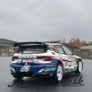 Model auta rally Škoda Fabia Rally2, Rally WM, Barum Rally, 2023, #10
