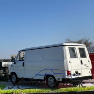 Model auta Fiat Ducato, biela, 1982