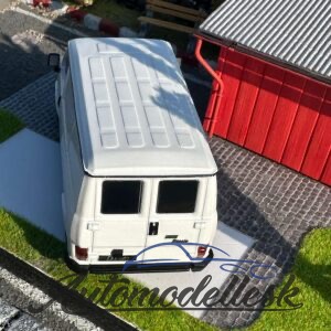 Model auta Fiat Ducato, biela, 1982