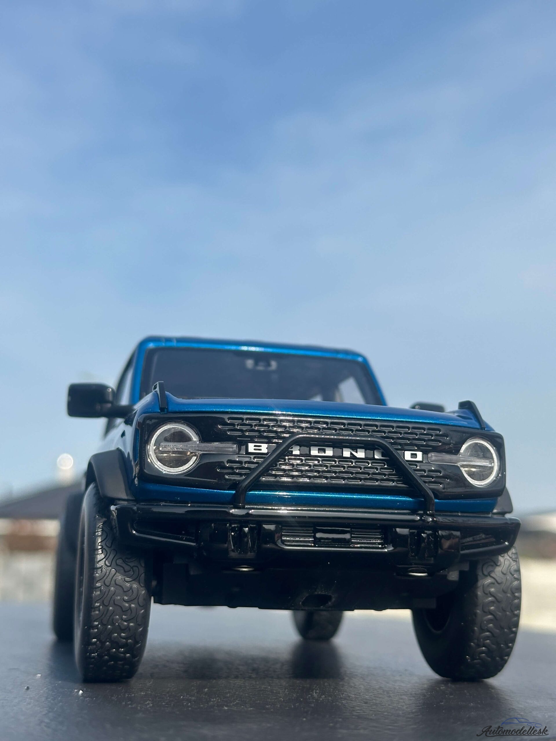 Model auta Ford Bronco, 4-door, 1st Edition, blue, 2021 Model auta Ford Bronco, 4-door, 1st Edition, blue, 2021