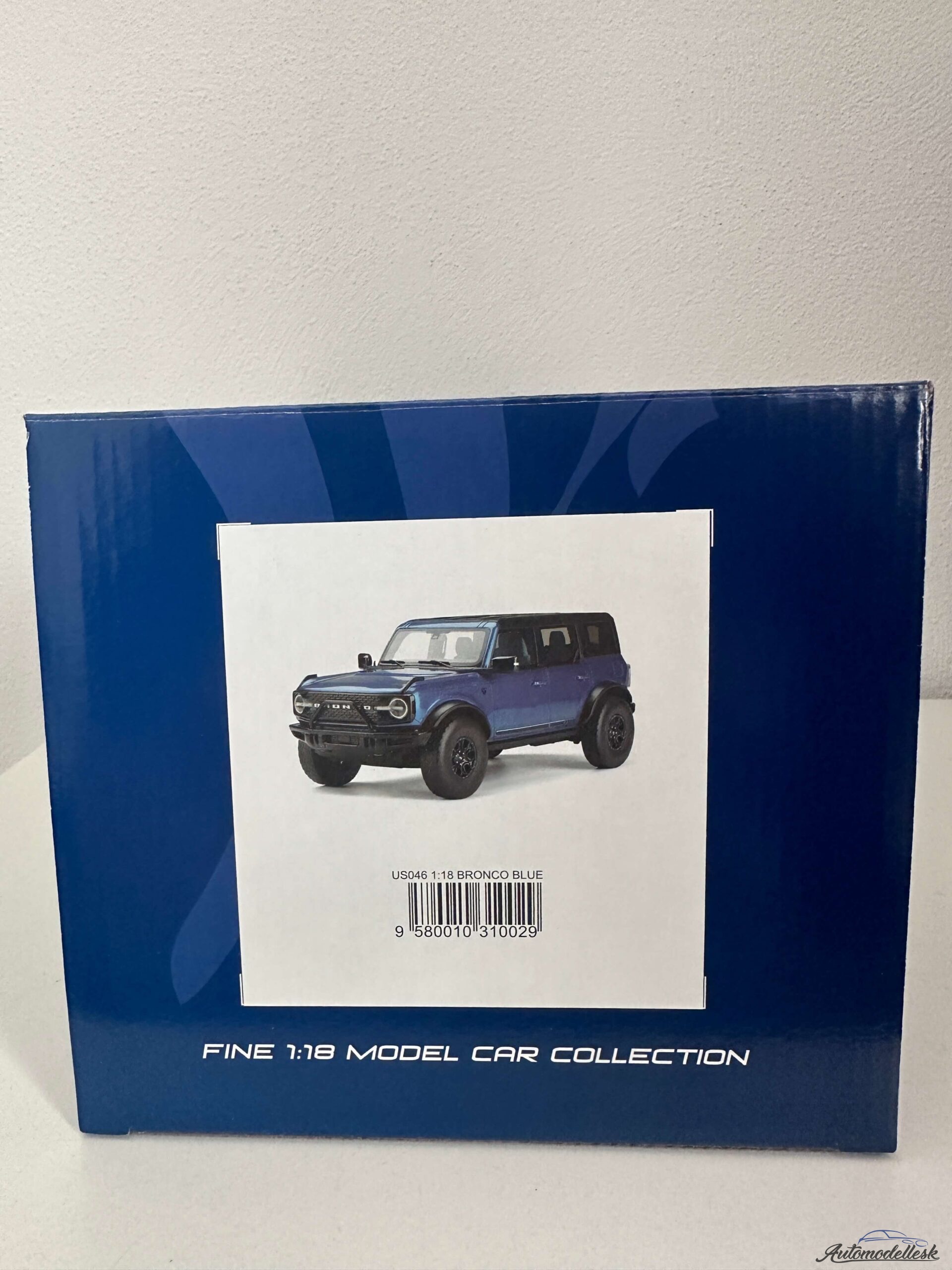 Model auta Ford Bronco, 4-door, 1st Edition, blue, 2021 Model auta Ford Bronco, 4-door, 1st Edition, blue, 2021