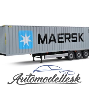 CONTAINER TRAILER MAERSK. Mierka 1:24.
