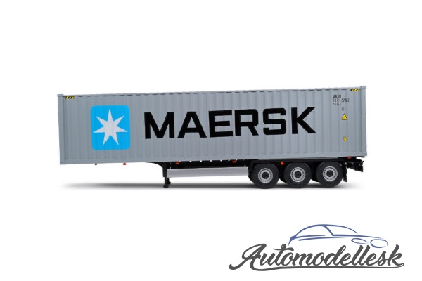 CONTAINER TRAILER MAERSK. Mierka 1:24.