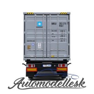 CONTAINER TRAILER MAERSK. Mierka 1:24.