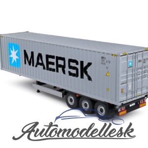 CONTAINER TRAILER MAERSK. Mierka 1:24.