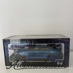 Model auta Ford Mustang Shelby GT 500, modrá/biela, 2022