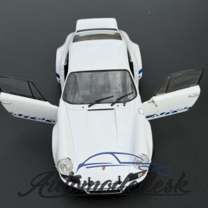 Model auta PORSCHE 911 RSR WHITE / BLUE CARRERA STRIPES 1973