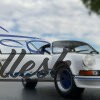 Model auta PORSCHE 911 RSR WHITE / BLUE CARRERA STRIPES 1973