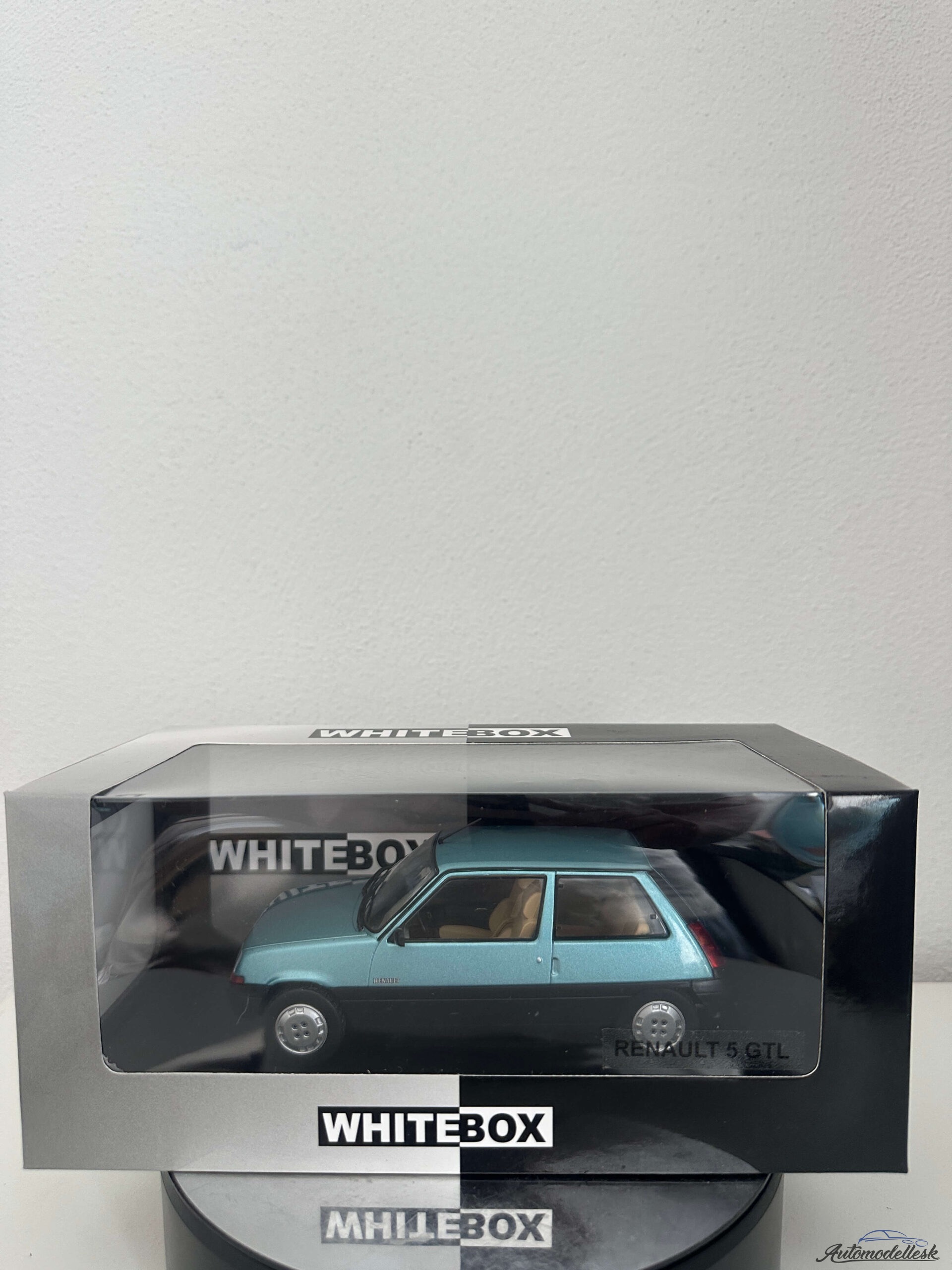 v Model auta Renault 5 GTL, svetlo modrá, 1985.