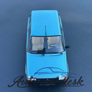 Model auta Renault 5 GTL, svetlo modrá, 1985.