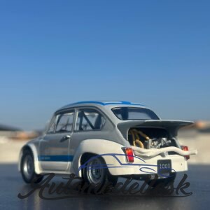 Model auta Fiat Abarth 1000 Gr.2, šedá/ modrá, 1970