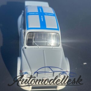 Model auta Fiat Abarth 1000 Gr.2, šedá/ modrá, 1970