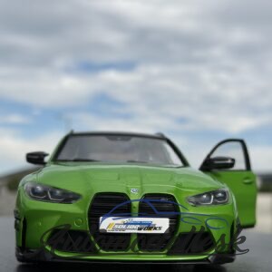 Model auta BMW M3 TOURING WITH PERFORMANCE PARTS GREEN METALLIC 2024
