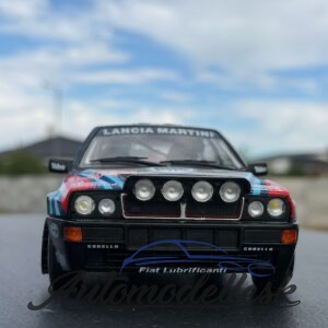 Model auta LANCIA DELTA HF INTEGRALE BLACK M RALLY TRIBUTE 1991.