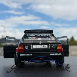 Model auta LANCIA DELTA HF INTEGRALE BLACK M RALLY TRIBUTE 1991.
