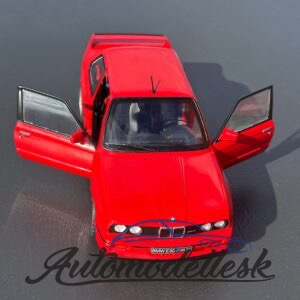 Model auta BMW E30 M3 HENNA, RED 1986