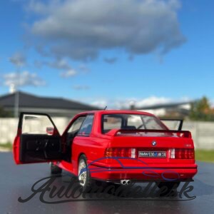 Model auta BMW E30 M3 HENNA, RED 1986