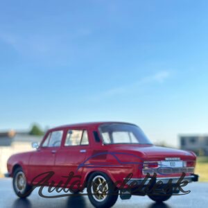 Model auta Škoda 100, červená, 1969
