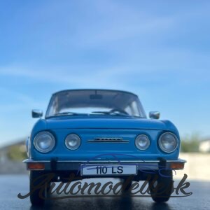 Model auta Škoda 110 LS, svetlo modrá, 1969.
