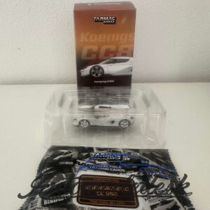 Model auta Koenigsegg CC850, biela