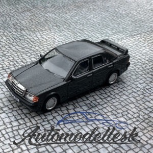 Model auta Mercedes 190 E 2.3-16, čierna modrá