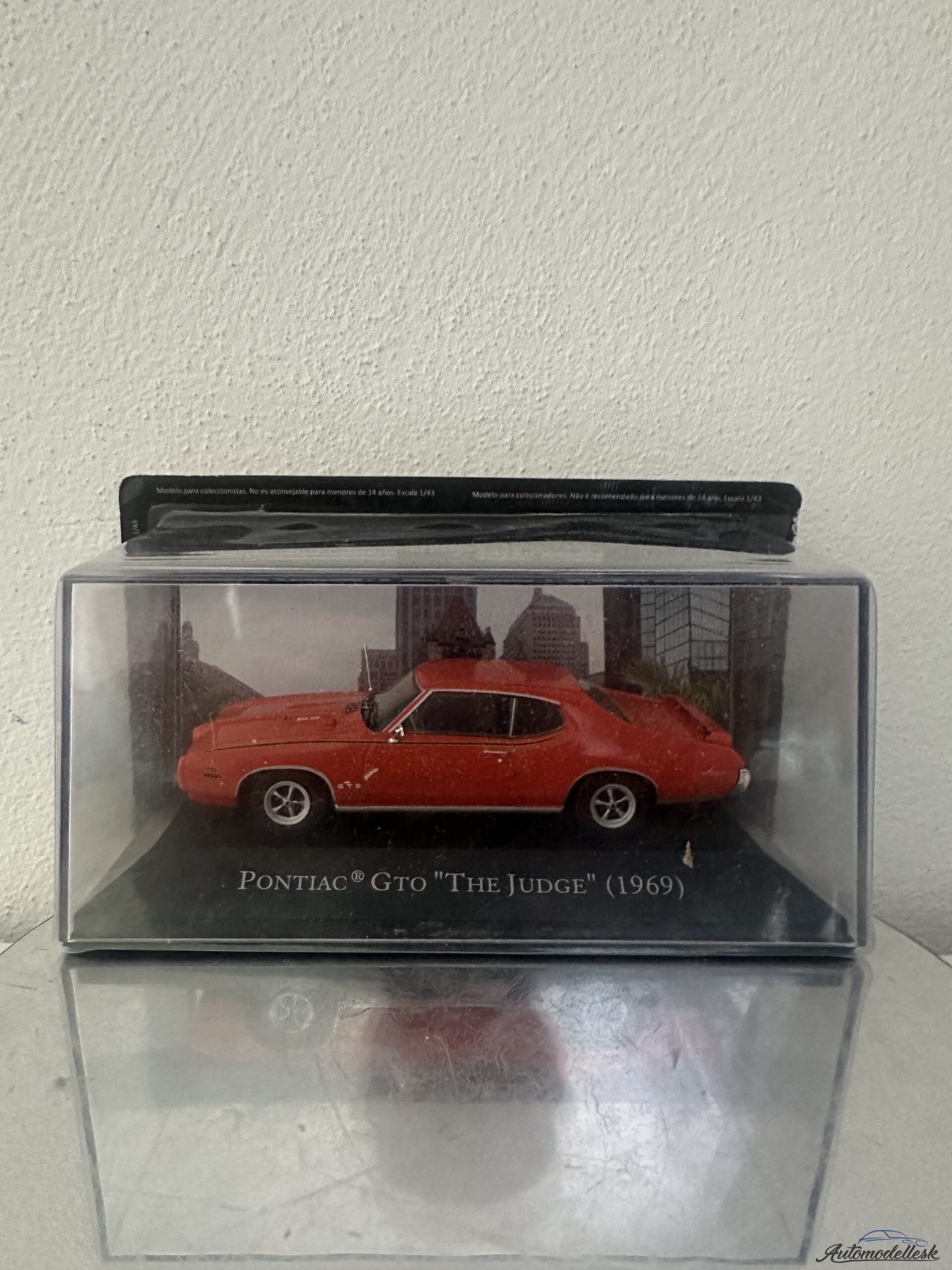Model auta Pontiac GTO *The Judge*, červená, 1969 Model auta Pontiac GTO *The Judge*, červená, 1969
