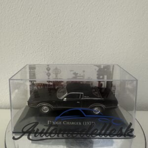 Model auta Dodge Charger Coupe, čierna, 1972.