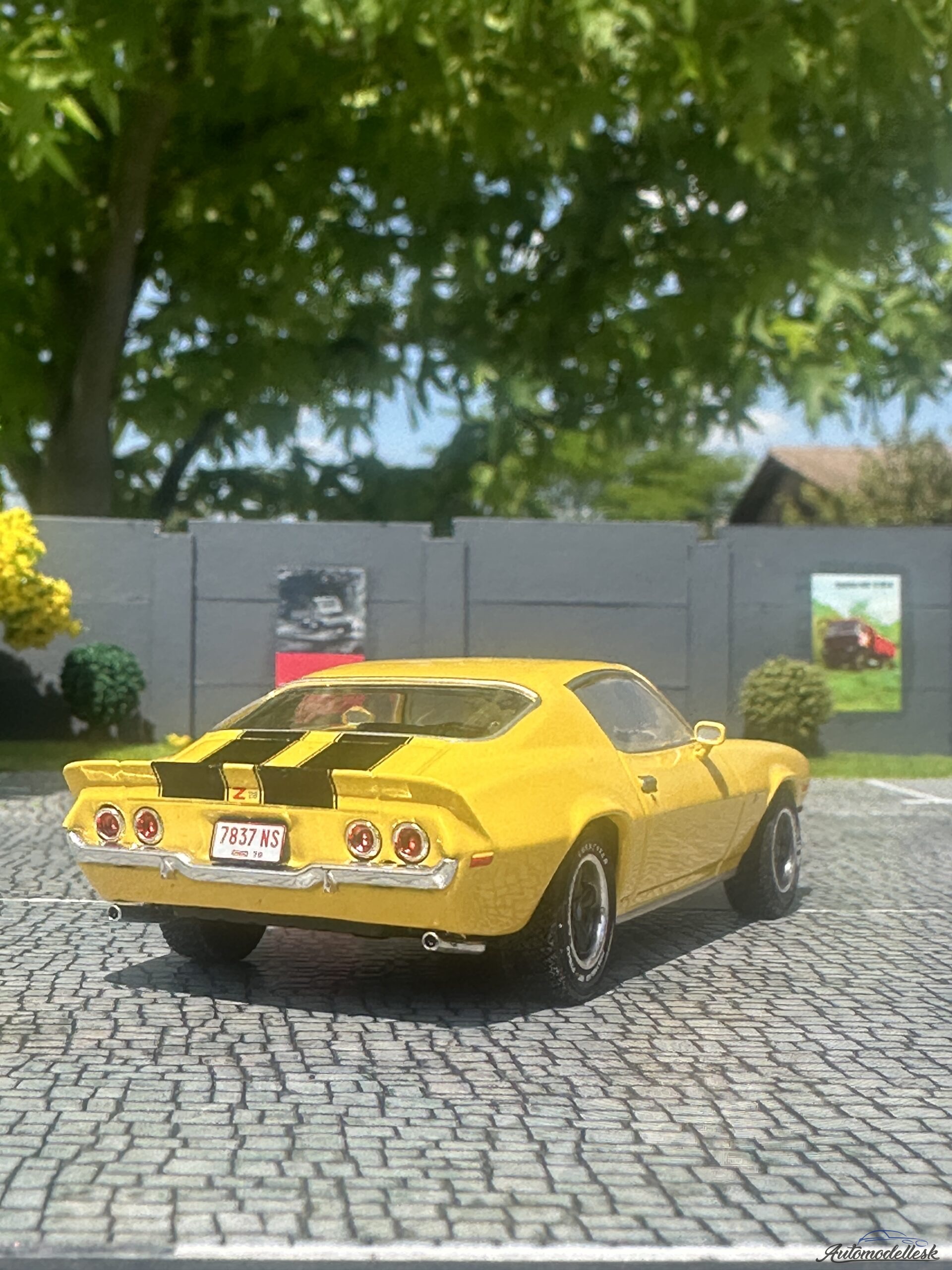 Model auta Chevrolet Camaro Z/28, žltá/čierna, 1970 Model auta Chevrolet Camaro Z/28, žltá/čierna, 1970