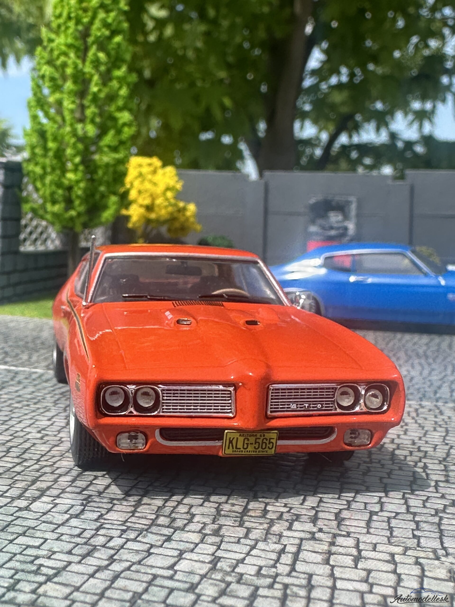 Model auta Pontiac GTO *The Judge*, červená, 1969 Model auta Pontiac GTO *The Judge*, červená, 1969