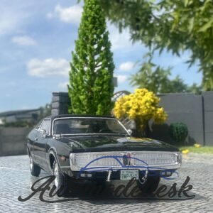 Model auta Dodge Charger Coupe, čierna, 1972.
