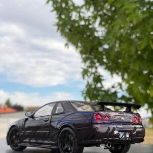Model auta NISSAN SKYLINE GT-R (R34) Z-TUNE MIDNIGHT PURPLE 1999