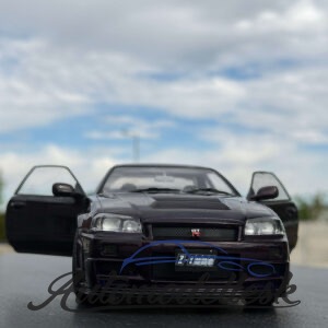 Model auta NISSAN SKYLINE GT-R (R34) Z-TUNE MIDNIGHT PURPLE 1999